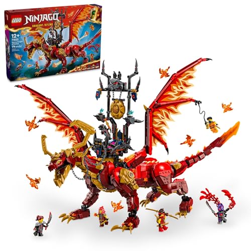LEGO NINJAGO Source Dragon of Motion Adventure Toy for Kids, Ninja Playset for Independent Play with 6 Minifigures, Birthday Gift for Boys and Girls