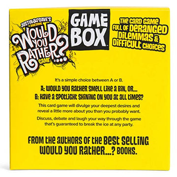 Justin & Dave's Awesome Would You Rather? Game Box