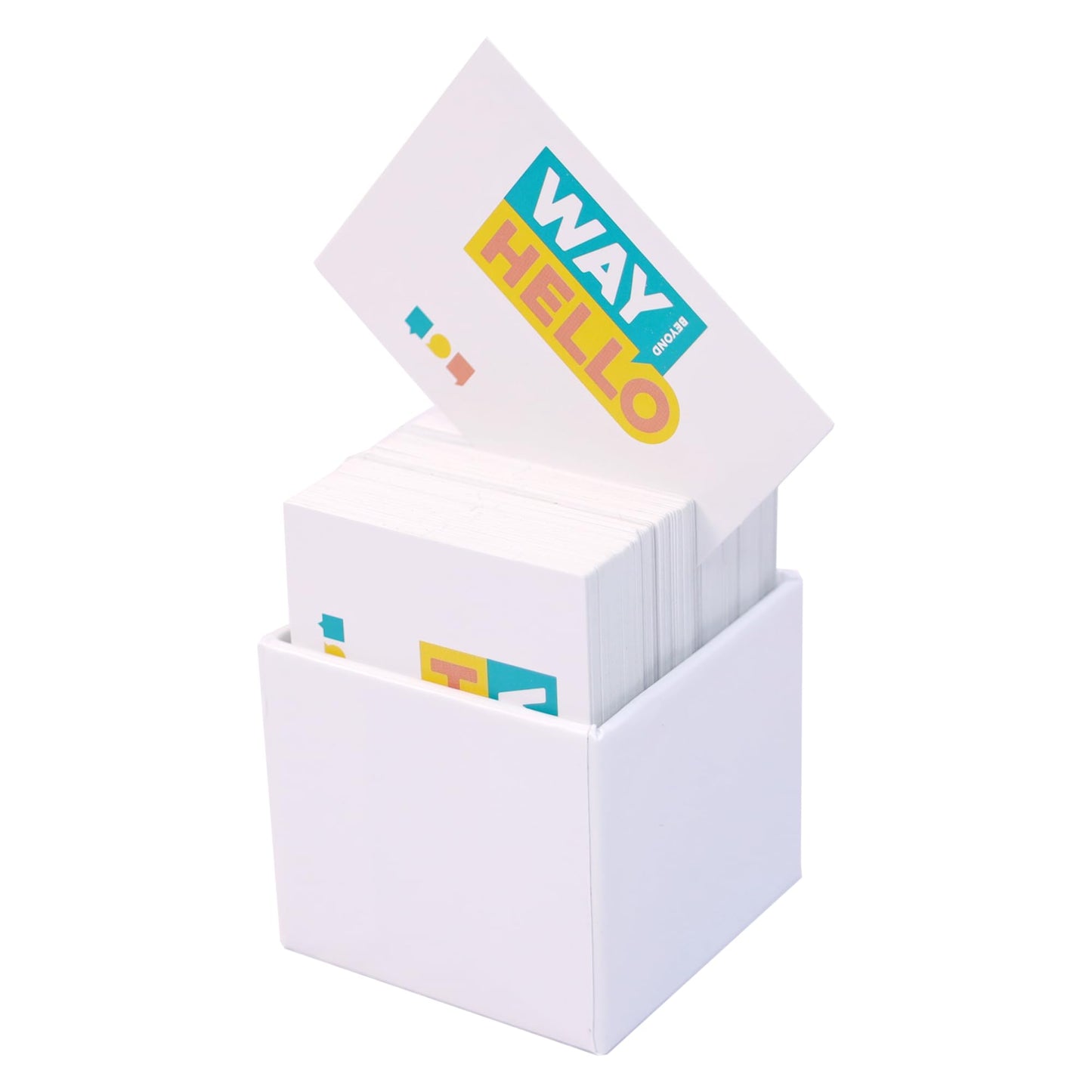 Dessie Way Beyond Hello: 120 Unique Conversation Cards, Therapy Games, and Questions for Couples, Families, and More. Perfect for Dinner Dates, Ice