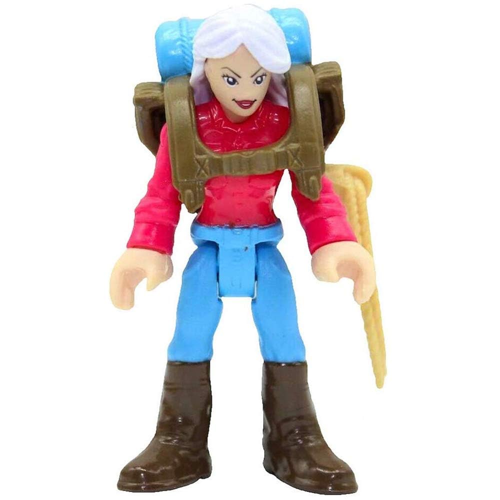 Mattel Imaginext Collectible Figures Playset ~ Series 12 - CDX97 ~ Unopened, Identified Blind Bag ~ Camping Hiker Girl Figure with Backpack Bag