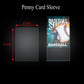 WINTRA 100 Count Semi-Rigid Card Holder with 100 Pack Penny Card Sleeves, Quality Card Submission Card Sleeves Protectors