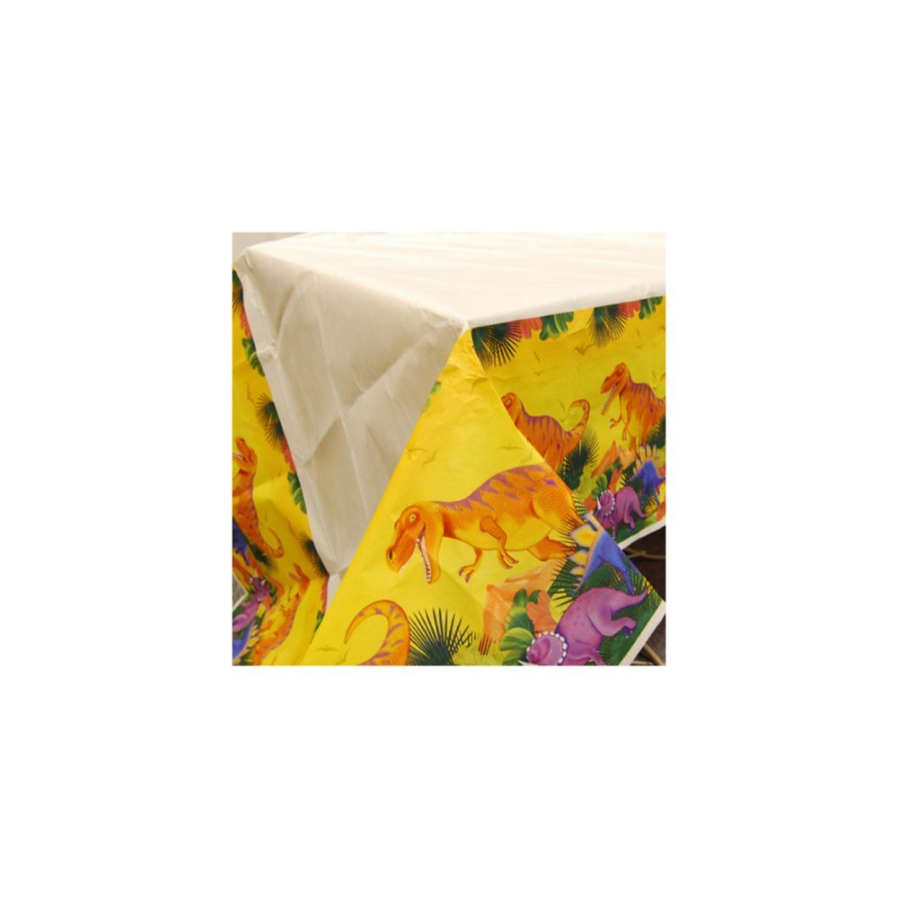 Amscan 579766 Prehistoric Dinosaurs Paper Tablecover, Party Favor 54" x 102" 1ct
