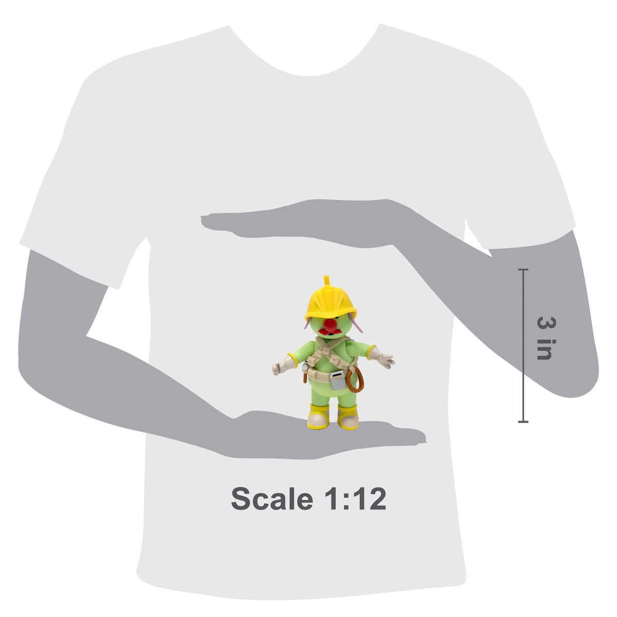 Boss Fight Studio Flange Doozer, Fraggle Rock Collectible Action Figure - Highly Articulated Figurine with Accessories Including Removable Hard Hat