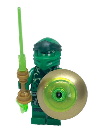 LEGO Ninjago: Lloyd with Green Flame Sword and Shield - Master of The Mountain