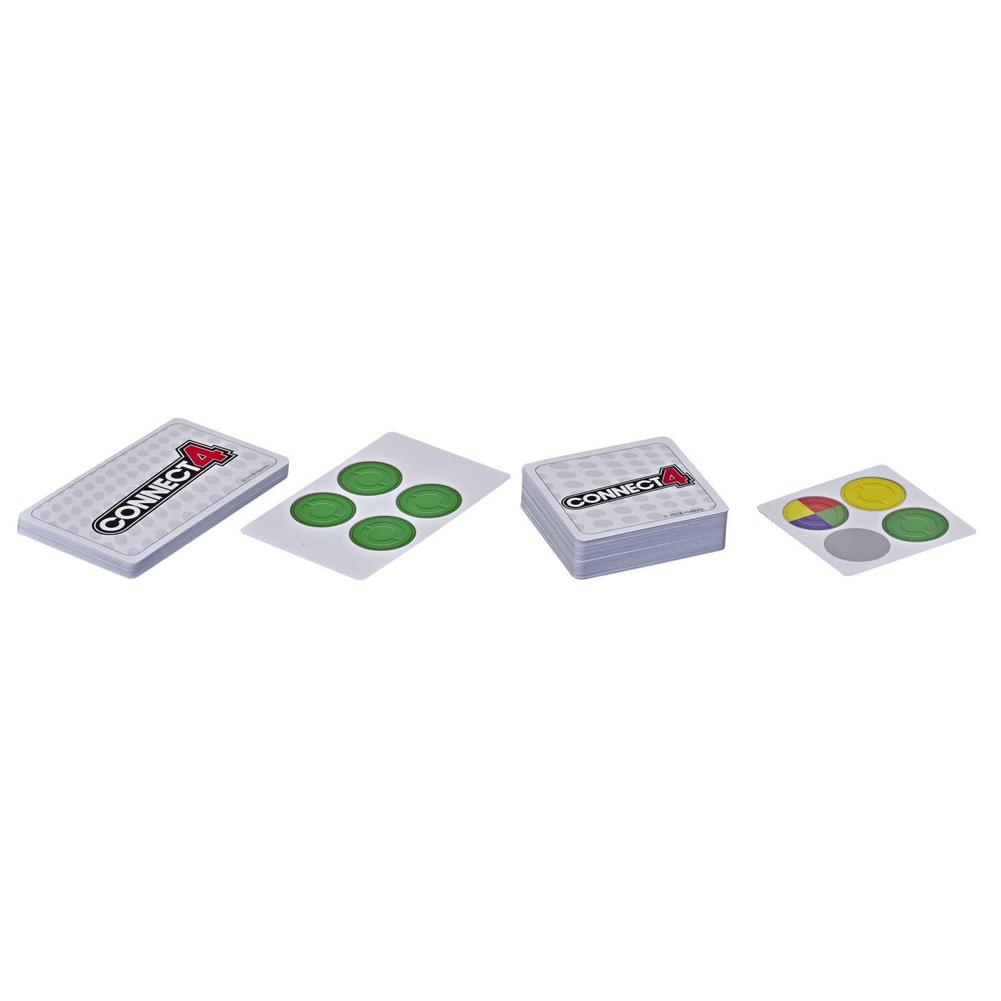 Hasbro Gaming Connect 4 Card Game for Kids, 2-4 Players 4-in-A-Row Game, Fun Summer Activities, Vacation Travel Essentials, Ages 8+