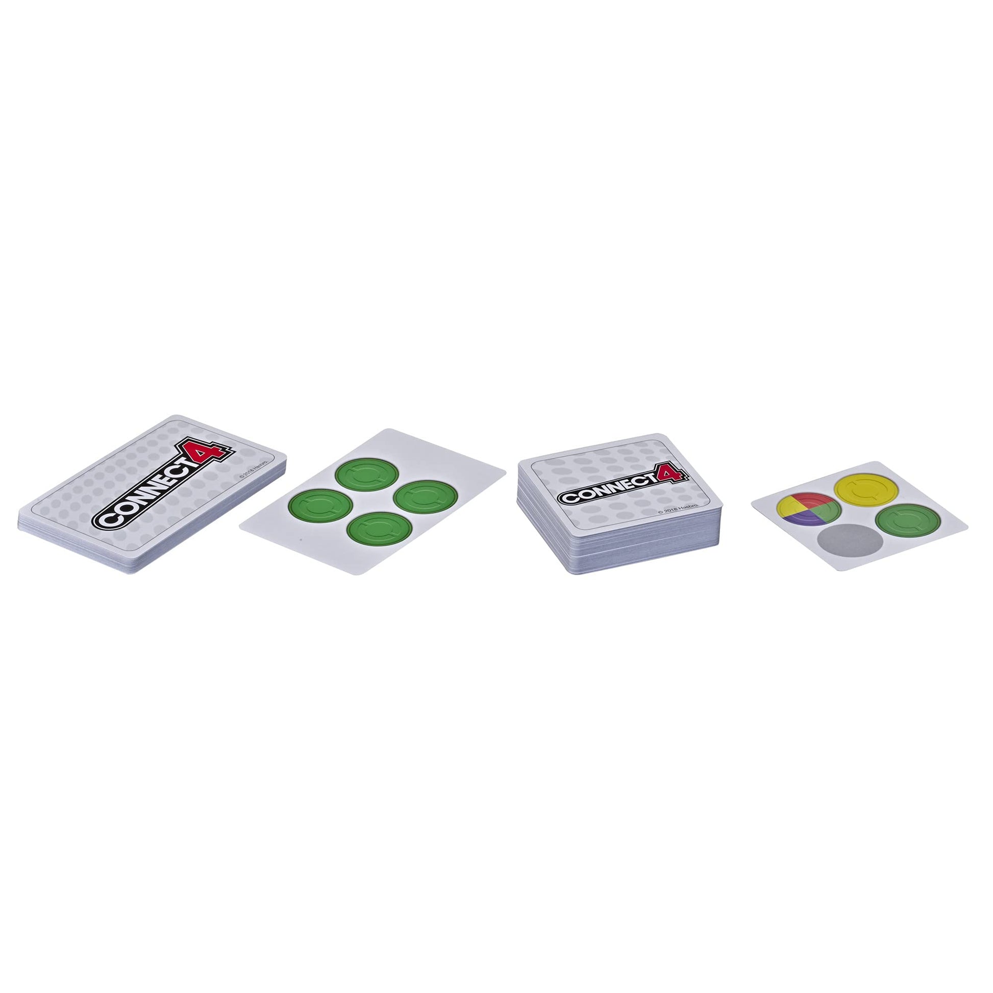Hasbro Gaming Connect 4 Card Game for Kids, 2-4 Players 4-in-A-Row Game, Fun Summer Activities, Vacation Travel Essentials, Ages 8+