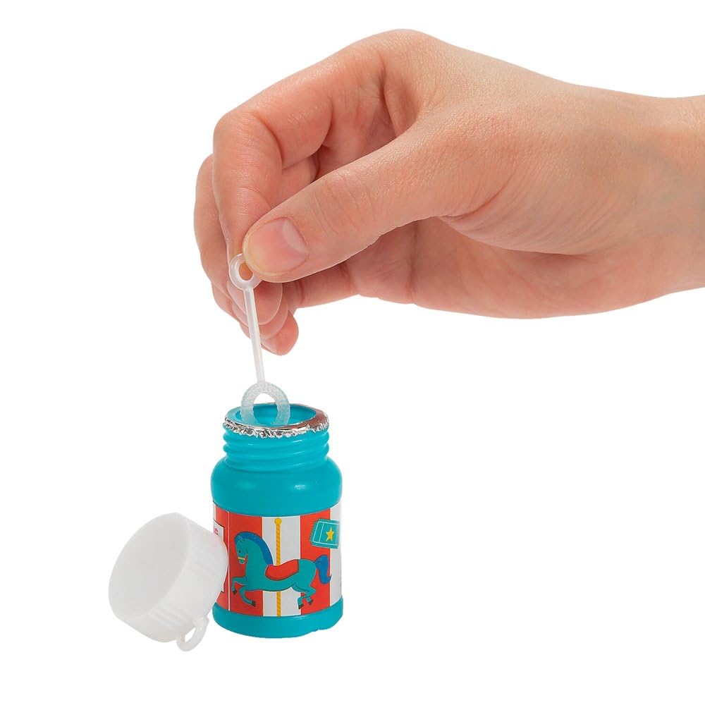 Carnival Mini Bubble Bottles - Toys - 24 Pieces