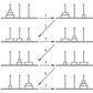 Hanoi Tower Logical Thinking Tower of Hanoi Brain Teaser Puzzle Stacking Game 10 Rings
