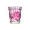 9oz Ladybug 1st Birthday Party Cups, 8ct