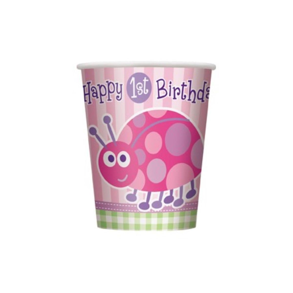 9oz Ladybug 1st Birthday Party Cups, 8ct
