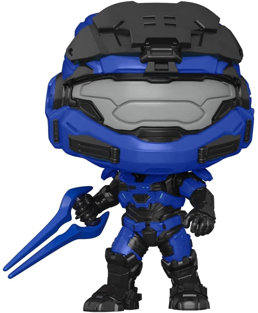 Funko POP Games: Halo Infinite - Mark V [B] with Blue Energy Sword with Chase, Multicolor, (59336)