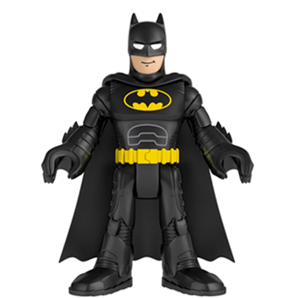 Mattel Replacement Part for Imaginext Deluxe Figure Pack Playset - GWX46 ~ Replacement Poseable Batman Figure ~ Wearing Black Suit and Cape
