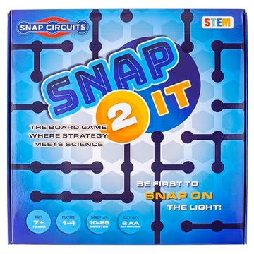 Snap 2 It® Board Game, Game of The Year Finalist, A Race to Light Up The Game, Will You Be First?, for Kids and Adults - Promotes Creativity