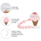 Baby Teething Toys,Food Grade Silicone Teether with One-piece Pacifier Clip Holder,Baby Gift,Highly Effective Pain Relief for 3 Months+ Boy
