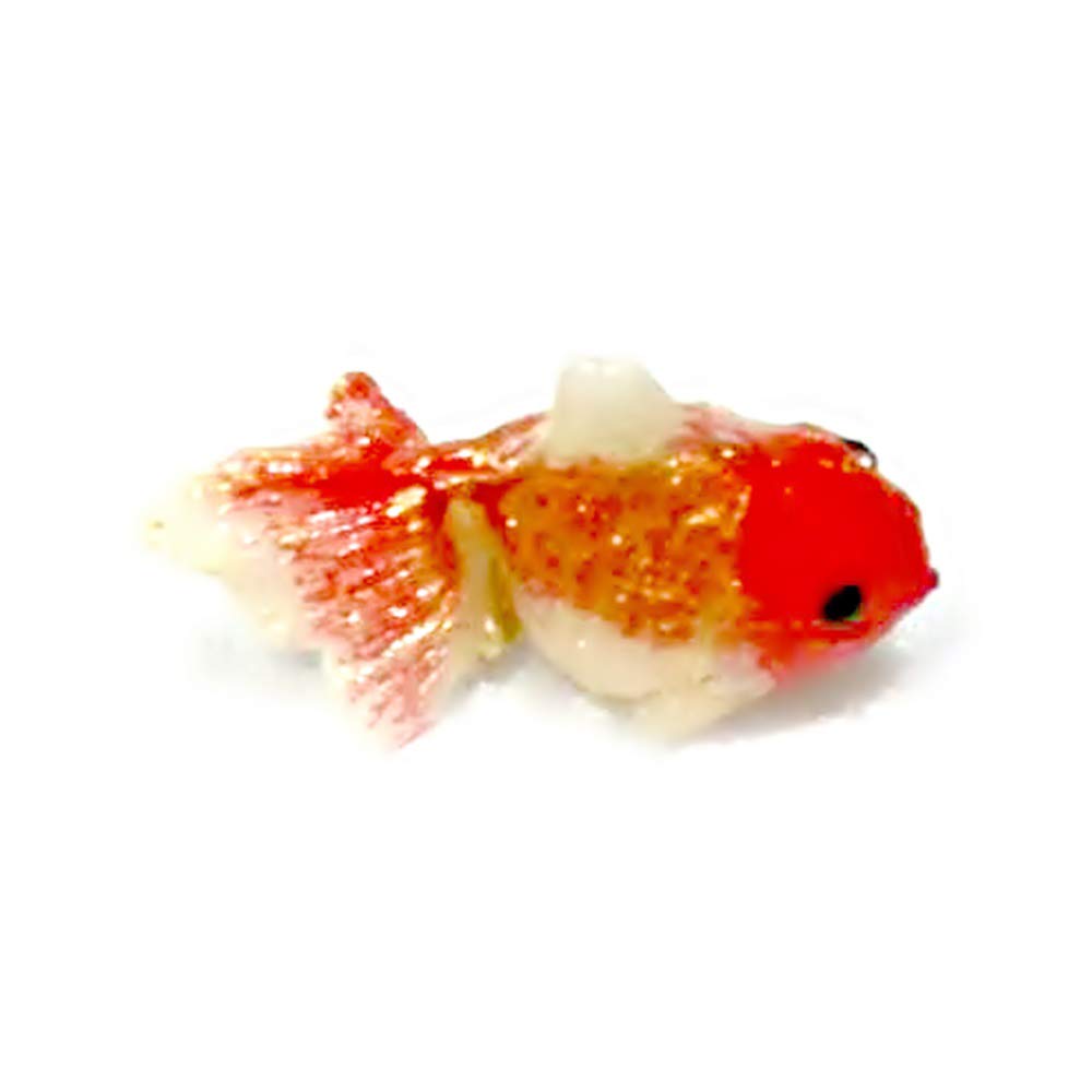 an_Shop 10 Pcs Goldfish Miniature DIY Artificial Accessories Decorations Scale 1:12 Thai Clay Figurine Mini Decorative Craft Dollhouse Making