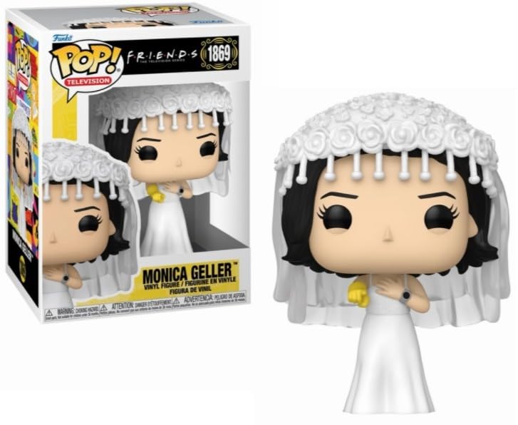 Funko Pop! Friends Wedding Dress Complete Set, Rachel Green Phoebe Buffay Monica Geller, Vinyl Figures #1867-1869, Set of 3