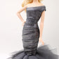 Cora Gu Handmade Silver Dress Fit 12 inch Doll and Doll Not Included