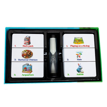 Plearn Pieces Family Charades - for Kids & Families | 4+ Players | Family Bonding Game | Stocking Stuffers | Ages 4+ |