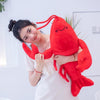 XIZHI Lobster Plush Stuffed Animal Toy Lobster Pillow Red 21 Inch Suitable for Christmas and Birthday with Huggable Gifts