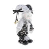 Tachiuwa 6.3-inch Porcelain Clown Doll Sweet Figures Model Festival Gift Shelf Display Decoration Black and White