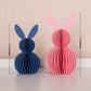 Easter Decorations,5 Pcs Easter Bunnys Honeycomb Table Centerpiece,3D Rabbits for Spring Easter Decors, Garden Party, Egg Hunt Supplies