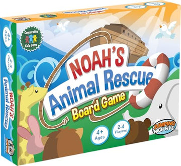 Noah’s Animal Rescue - Cooperative Noah’s Ark Animal Bible Story Board Game for Kids Ages 4+, No Reading Required and Easy to Learn, Perfect