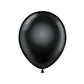 Tuf-Tex 15078 Black Latex Party Balloons, 5", Black, Pack of 50