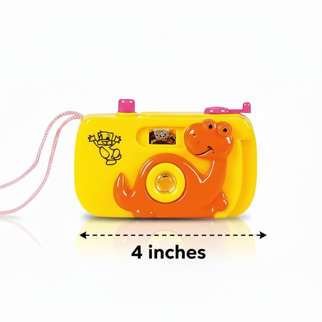 ArtCreativity Kids Camera Toy Set with Images in Viewfinder (12PCs) Pretend Play for Toddlers, Great for Birthday Party Favors for Kids 3-5, Goody