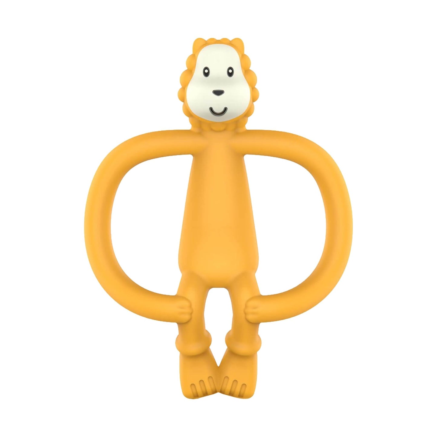 Matchstick Monkey Silicone Teether & Gel Applicator - Silicone Baby Teether, Easy-to-Grip, BPA-Free, Supports Self-Soothing & Early Brushing, 3