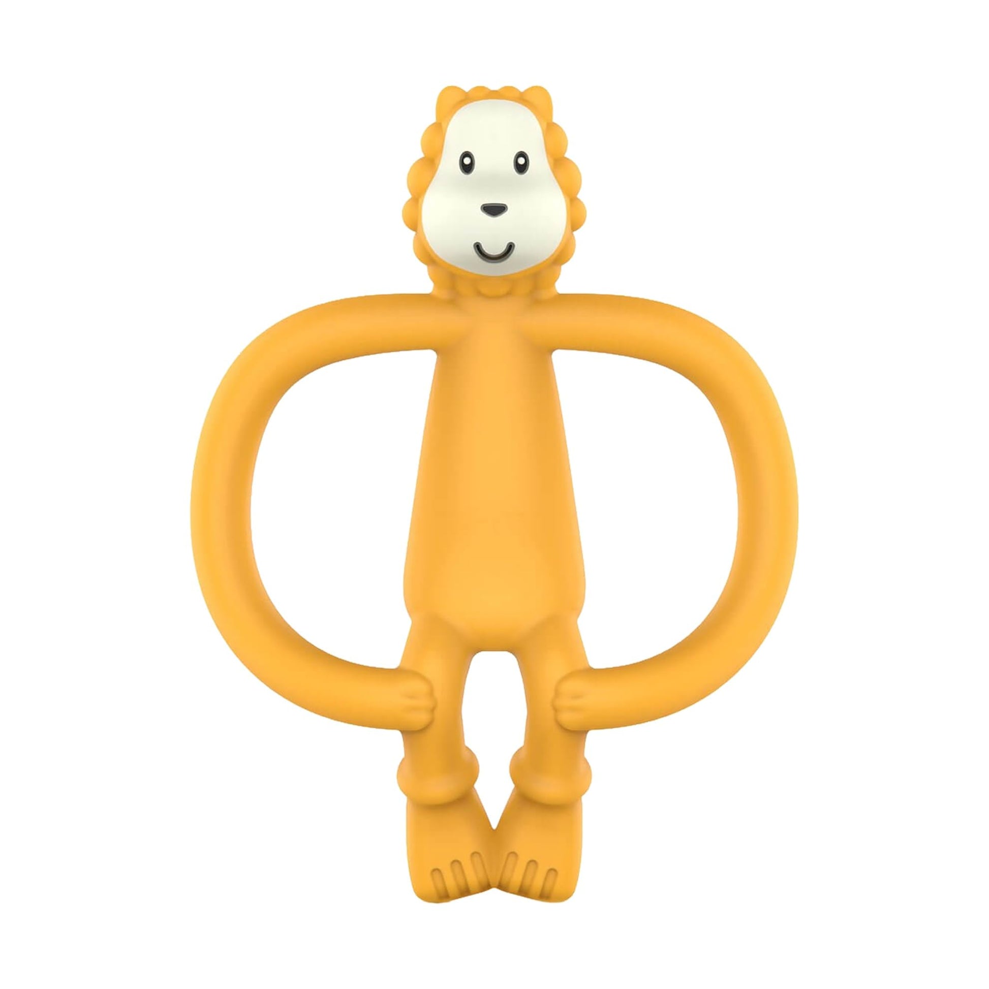 Matchstick Monkey Silicone Teether & Gel Applicator - Silicone Baby Teether, Easy-to-Grip, BPA-Free, Supports Self-Soothing & Early Brushing, 3
