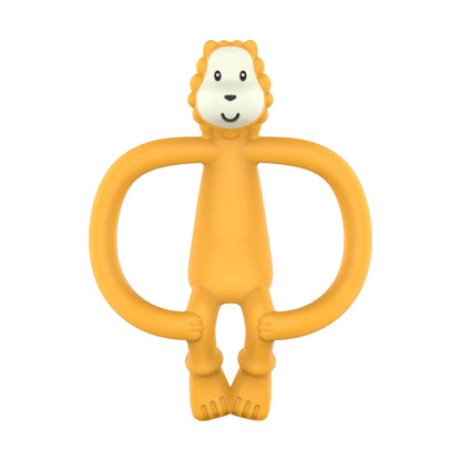 Matchstick Monkey Silicone Teether & Gel Applicator - Silicone Baby Teether, Easy-to-Grip, BPA-Free, Supports Self-Soothing & Early Brushing, 3