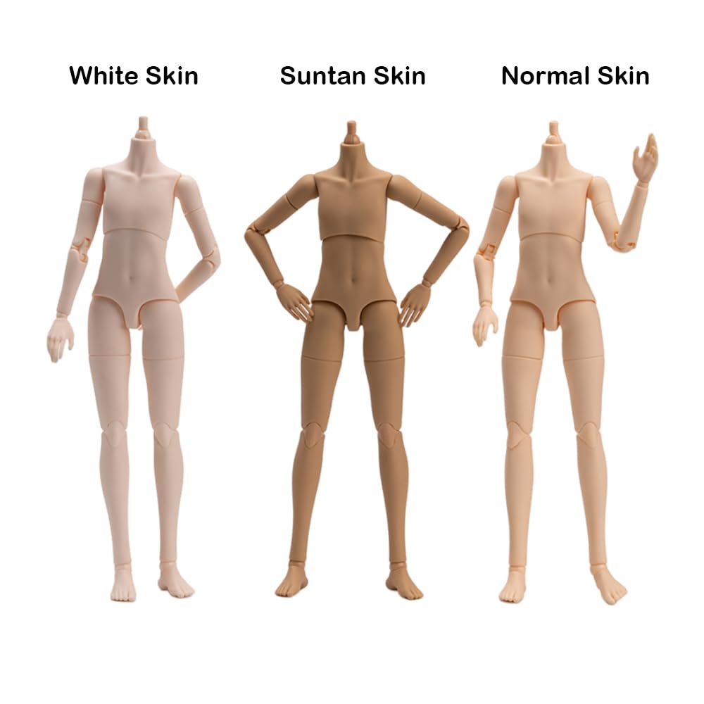 XiDonDon 21cm PVC Doll Body Piccodo P20 Movable Joint Body for OB24, GSC, BJD Doll Accessories Replacement Body Toys (Normal Skin)