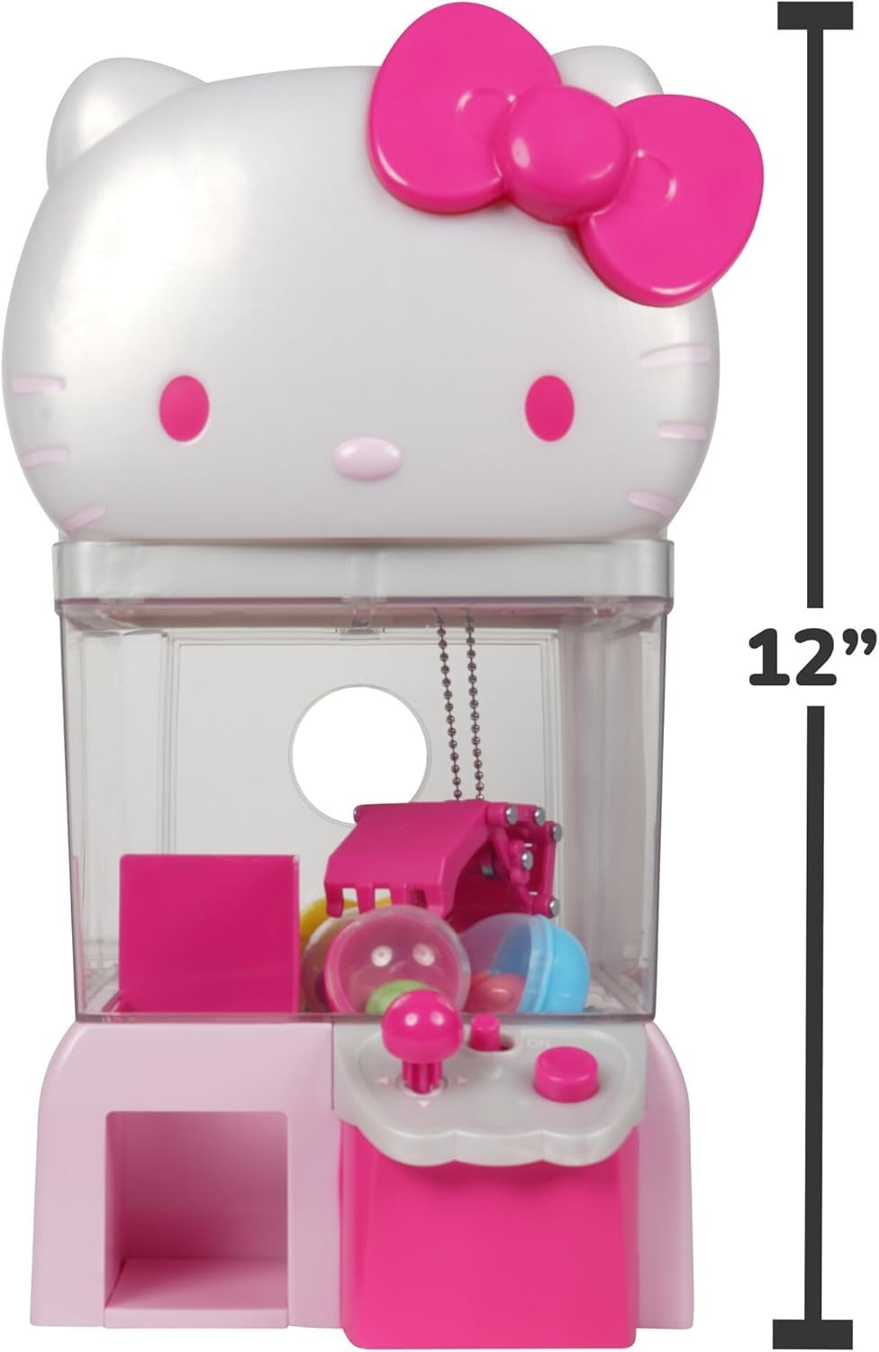 Jazwares Hello Kitty and Friends, 12” Claw Machine with 8 Collectible Mini Figures - Officially Licensed Sanrio Product from (Amazon Exclusive)