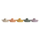 mushie Stackable Bath Boats Floating Toy (Rustic) | Made in Denmark