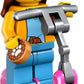 LEGO City: Girl Rider Minifigure with Pink Scooter, Dog, and Tree Scenery