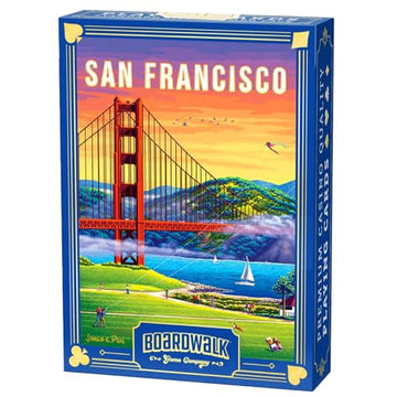 Boardwalk Puzzles San Francisco, Featherlight Unique Playing Cards, Fun Themed Deck for Home and Travel