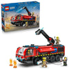 LEGO City Airport Fire Truck Kids Building Toy - Pretend Play Emergency Vehicle for Boys & Girls, Ages 7+ - Fire Engine Toy W/ 4 Firefighter