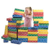 Lillian Vernon Primary Building Bricks - Kids Cardboard Blocks, Each 9" x 4" x 2" (Set of 24)