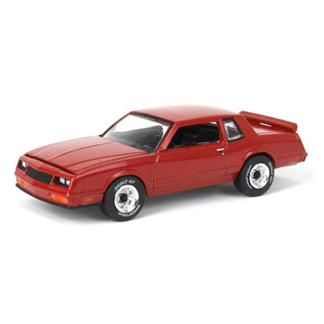 Greenlight 1/64 1985 Chevrolet Monte Carlo SS, Burgundy, Midwest Diecast 51566-A