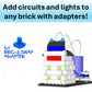 Snap Circuits BRIC Light, Building Bricks & Electric Circuit Kit for Kids, STEM Educational Toy for Kids 8+, Light Up Bricks, 10 Builds Included