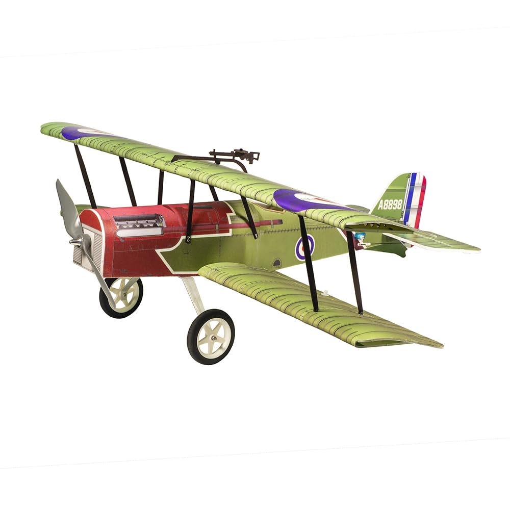 Dancing Wings Hobby Radio Control Airplane 800mm PP Foam Biplane S.E.5a Need to Build for Adults (E3301)