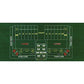 Premium Green Craps Felt Game Board - 36" x 72" (1 Pc.) - Supreme Durability, Unique & Fun Party Gaming Experience - Ideal for Any Events