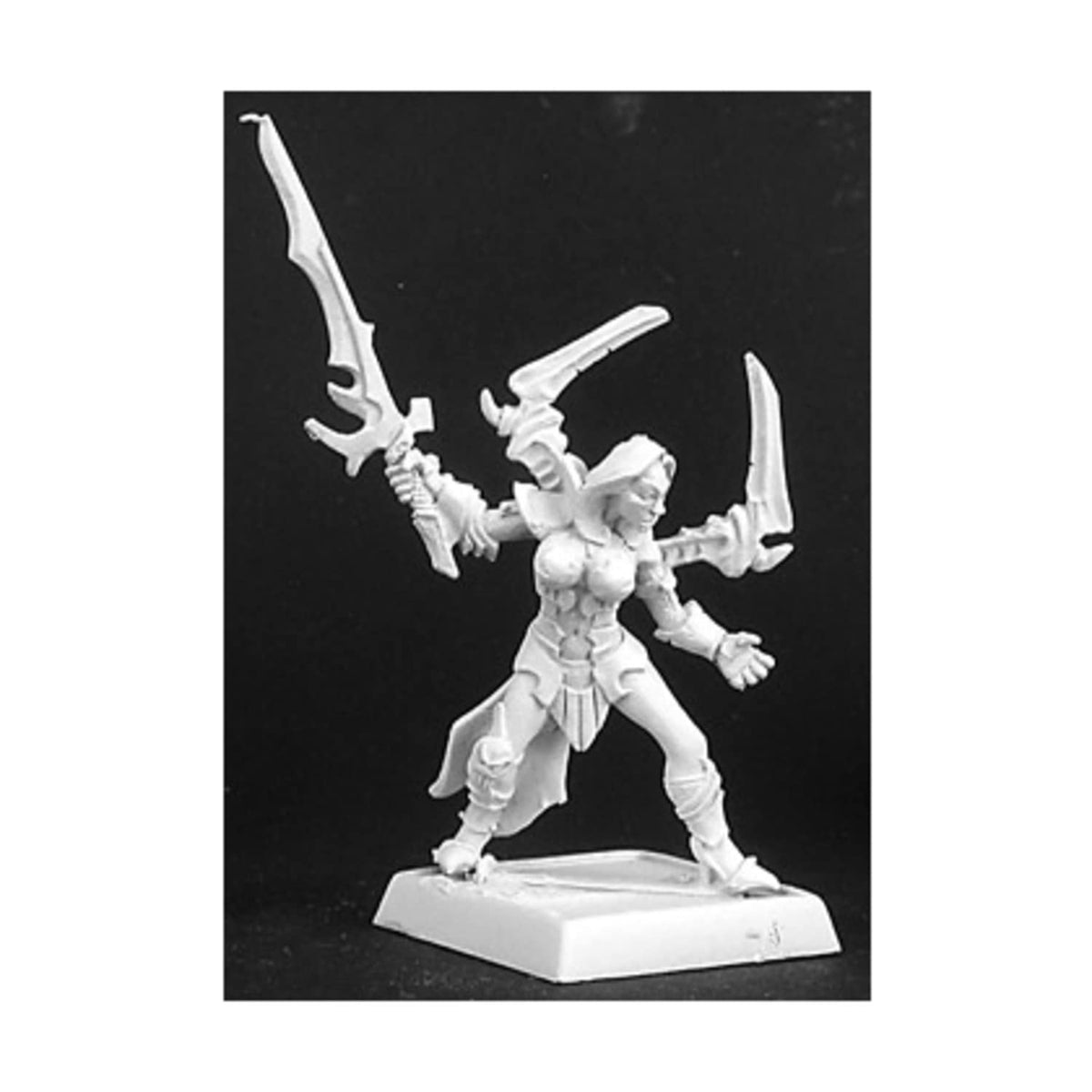 Reaper Vysa Darkspawn Sergeant Miniature 25mm Heroic Scale Warlord Miniatures