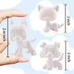 diylpshome Mini Pet Figure Base, Ideal for DIY Paint & Model Kits, Perfect Christmas for Hobbyists and Collectors