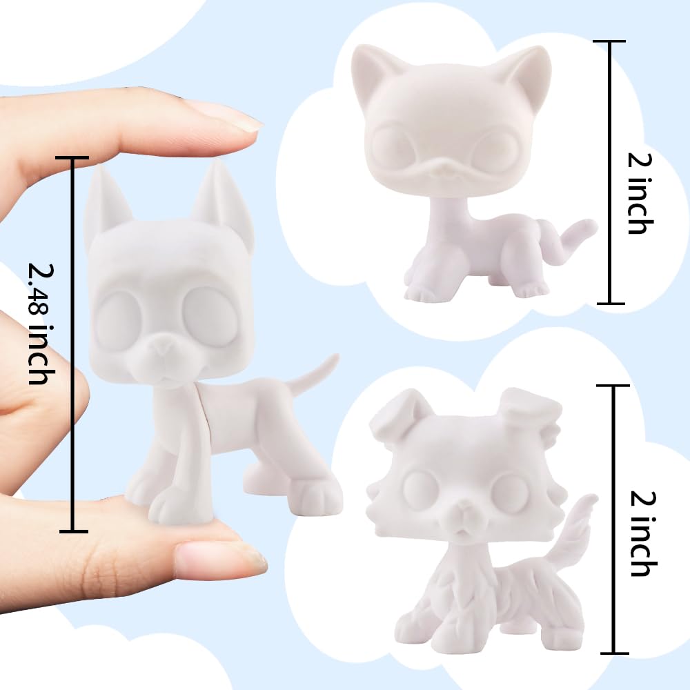 diylpshome Mini Pet Figure Base, Ideal for DIY Paint & Model Kits, Perfect Christmas for Hobbyists and Collectors