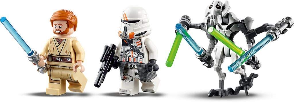 LEGO Star Wars: Revenge of The Sith General Grievous’s Starfighter 75286 Spacecraft Set with General Grievous, OBI-Wan Kenobi and Airborne Clone