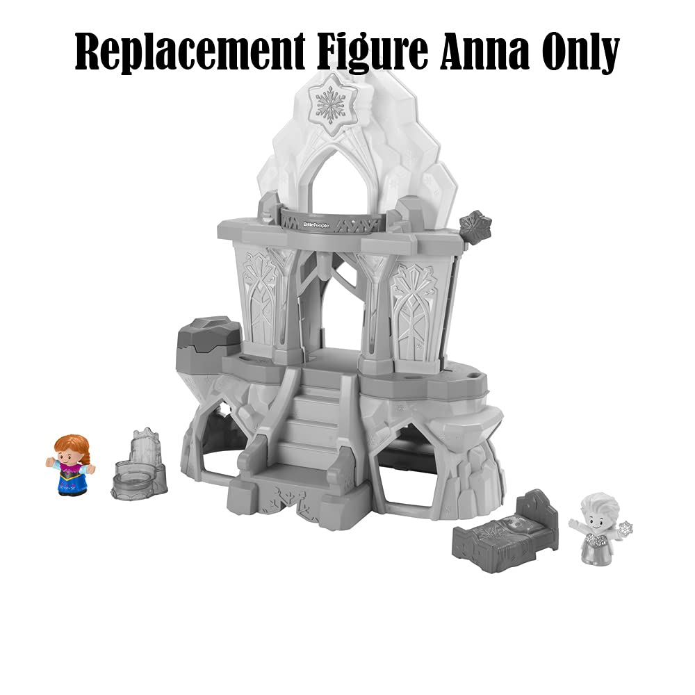 Fisher-Price Replacement Part Little People Elsa's Enchanted Lights Palace Frozen Castle GWD33 - Replacement Princess Anna Figure