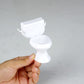 GUNDAN 3 Pcs Mini Toilet Seat Toy,Doll House Furniture for Boy Girl Party, Celebrating Party Birthday Cake Decoration Furniture Dollhouse Accessories