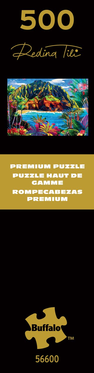 Buffalo Games - Gold - Redina Tili - Hawaii Spectrum - 500 Piece Jigsaw Puzzle for Adults - Challenging Puzzle Perfect for Game Nights - Precision-Cut