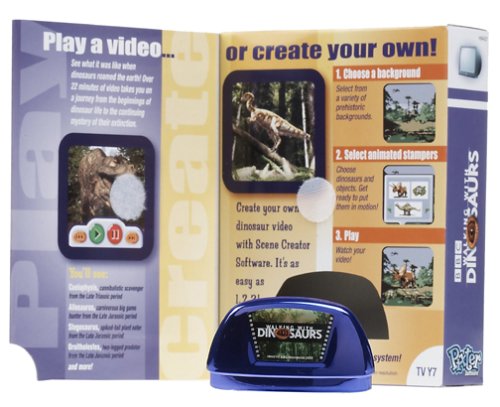 Fisher-Price Pixter Video Software BBC Walking with Dinosaurs with Scene Creator Software